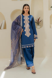 Zellbury Embroidered Self Jacquard Unstitched 3Pc Suit WUS24E31767