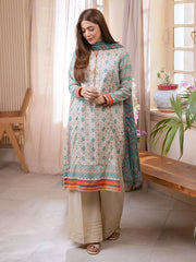 Zellbury Summer Printed Lawn Unstitched 2Pc Suit WUS24X21008