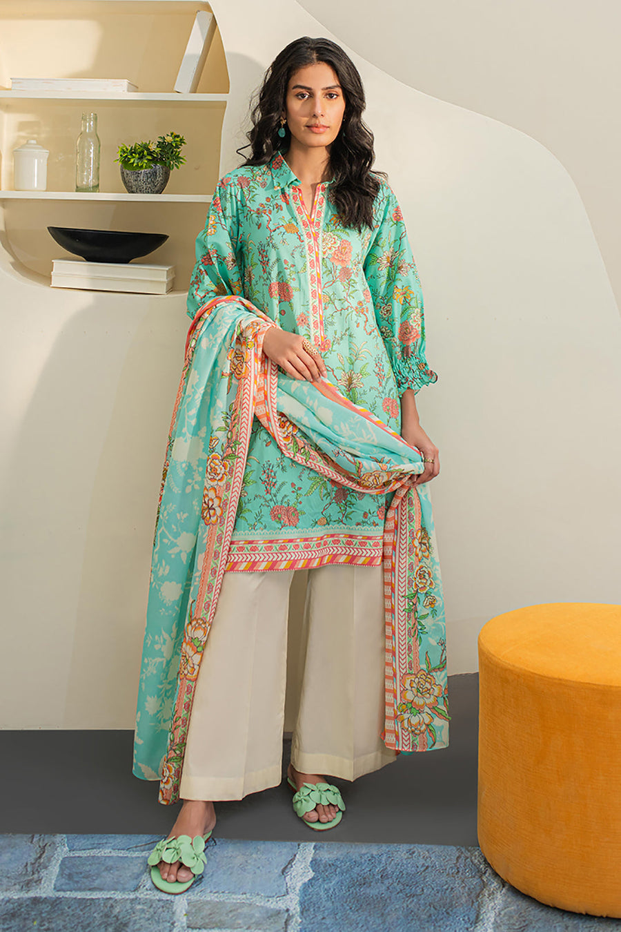 Zellbury Essential Printed Lawn Unstitched 2Pc Suit WUS24X21157