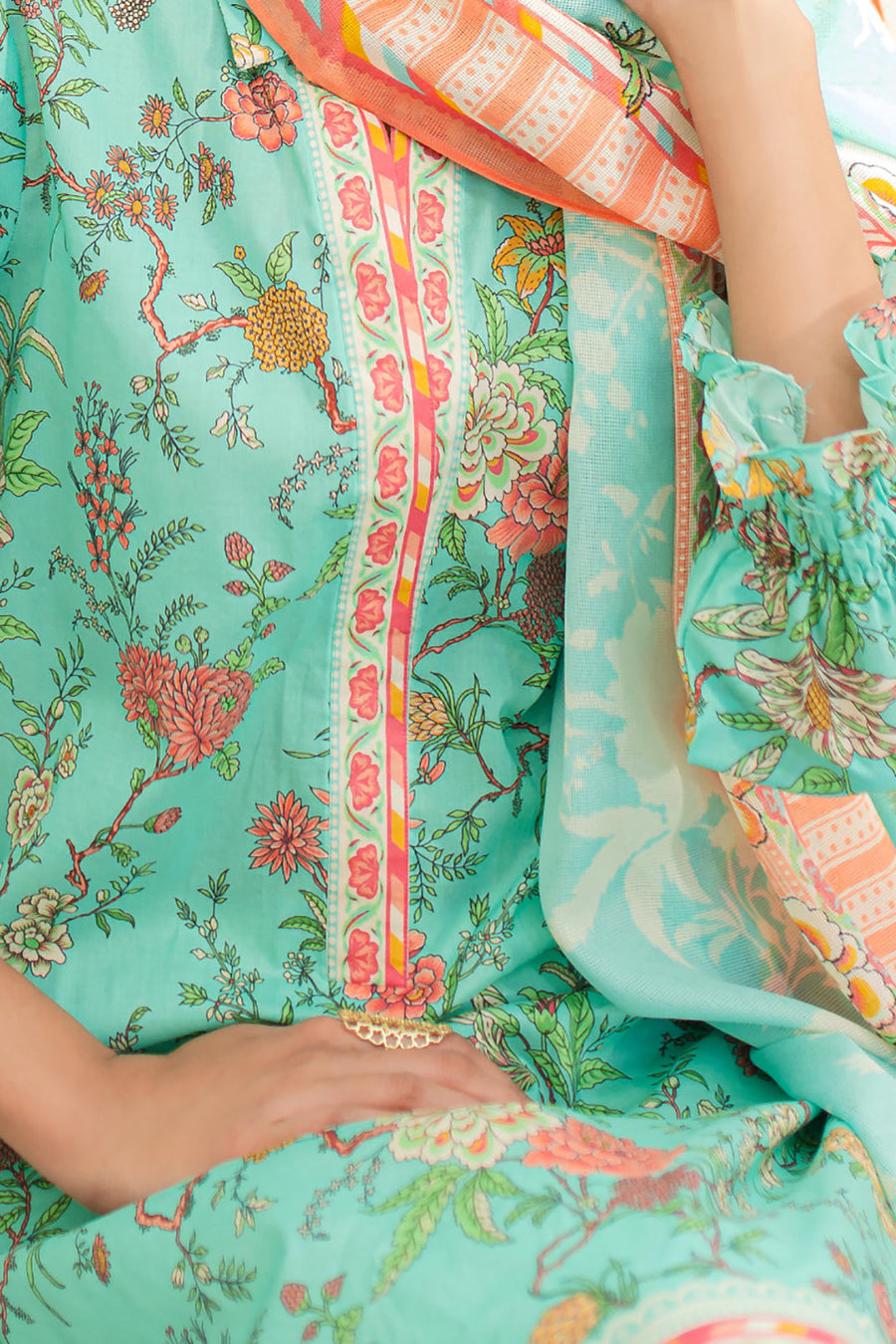 Zellbury Essential Printed Lawn Unstitched 2Pc Suit WUS24X21157