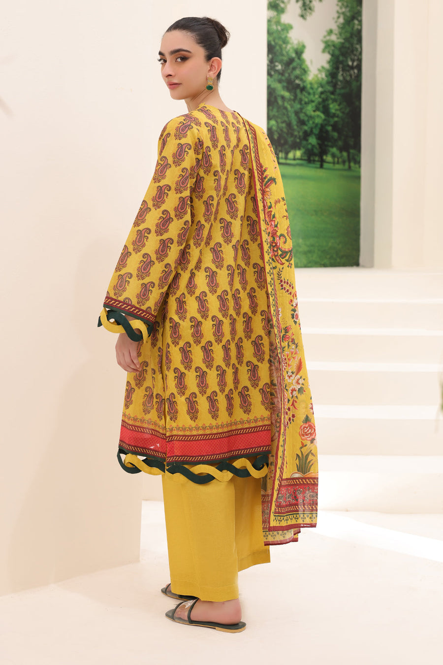 Zellbury Essential Printed Lawn Unstitched 2Pc Suit WUS24X21164