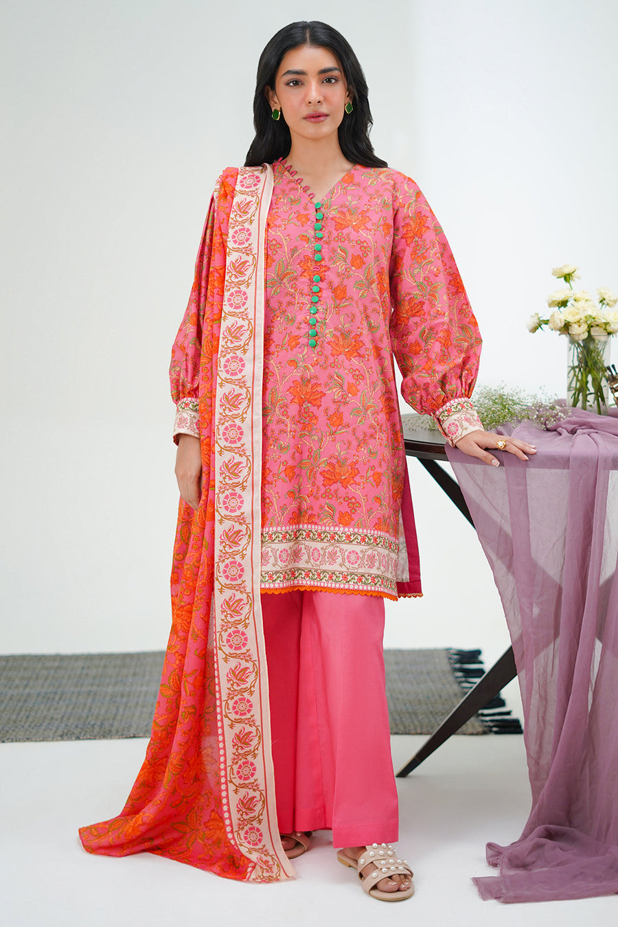 Zellbury Essential Printed Lawn Unstitched 2Pc Suit WUS24X21301