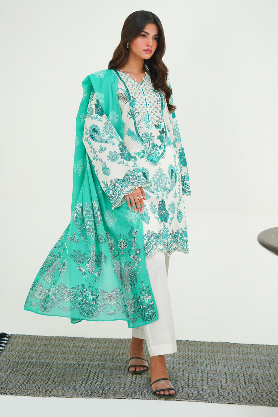 Zellbury Essential Printed Lawn Unstitched 2Pc Suit WUS24X21386