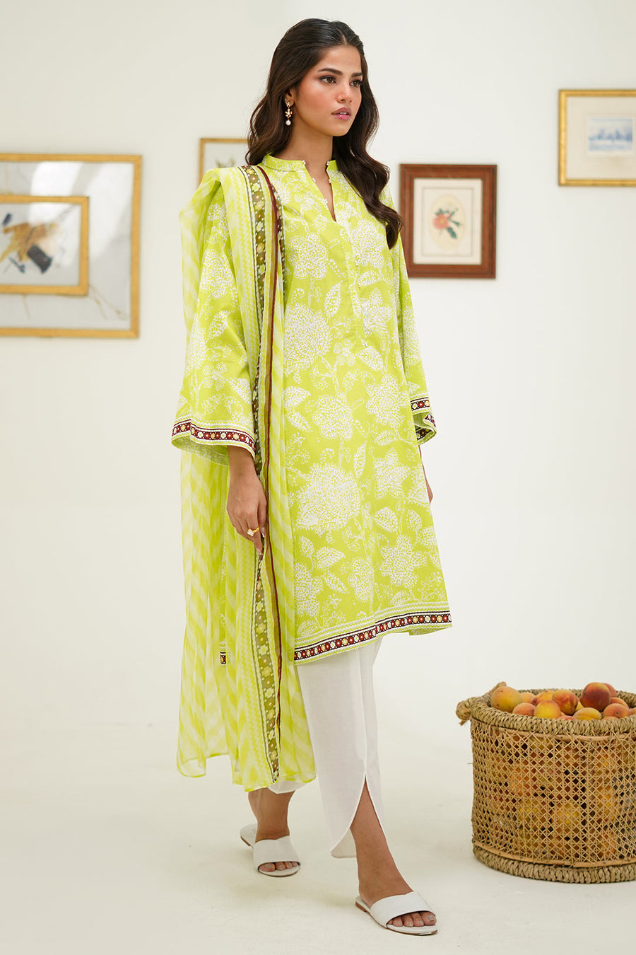 Zellbury Essential Printed Lawn Unstitched 2Pc Suit WUS24X21388