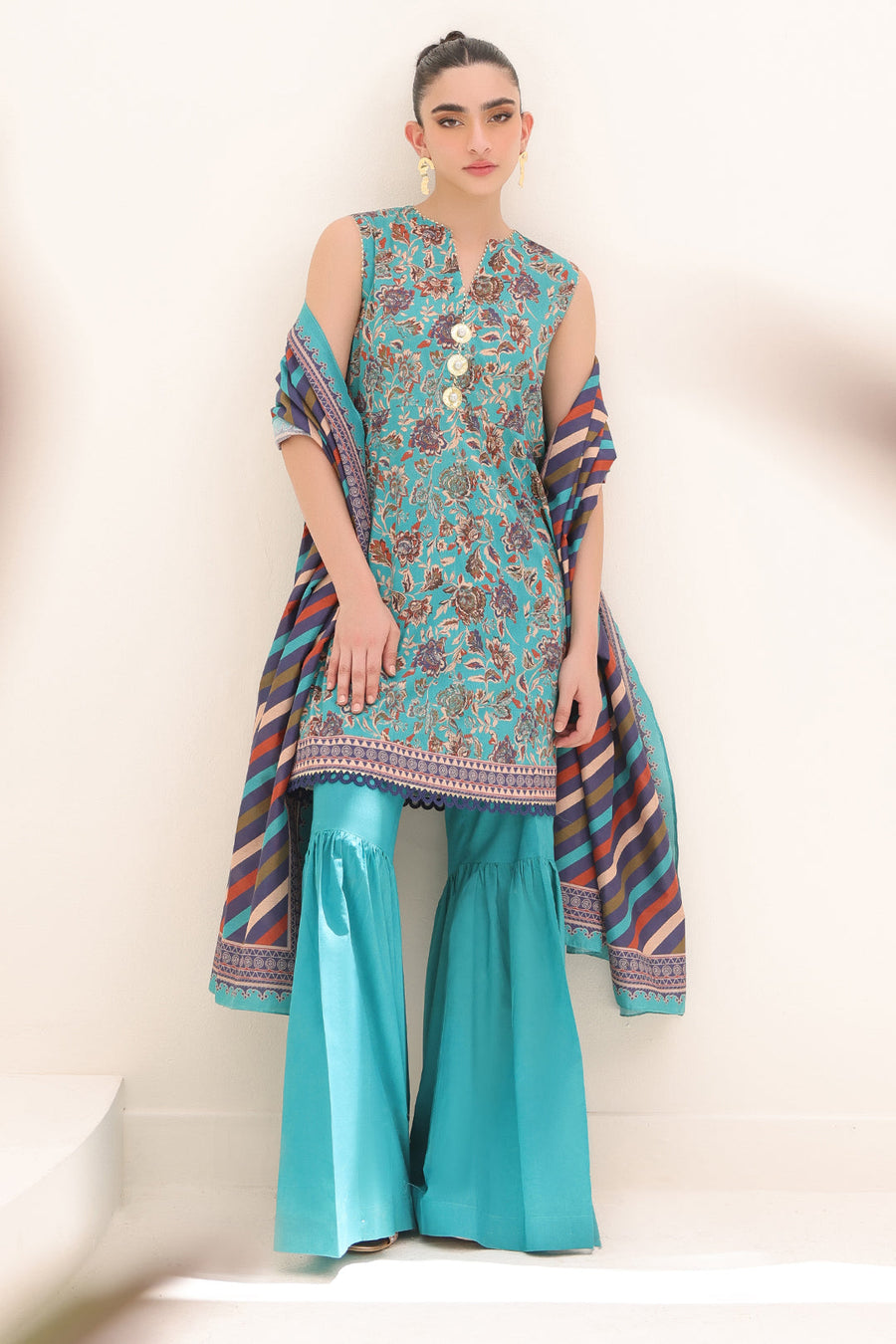 Zellbury Essential Printed Lawn Unstitched 2Pc Suit WUS24X21650