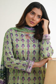 Zellbury Essential Printed Lawn Unstitched 2Pc Suit WUS24X21708