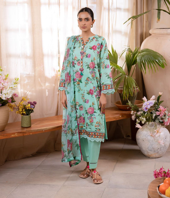 Zellbury Summer Printed Lawn Unstitched 3Pc Suit WUS24X31046