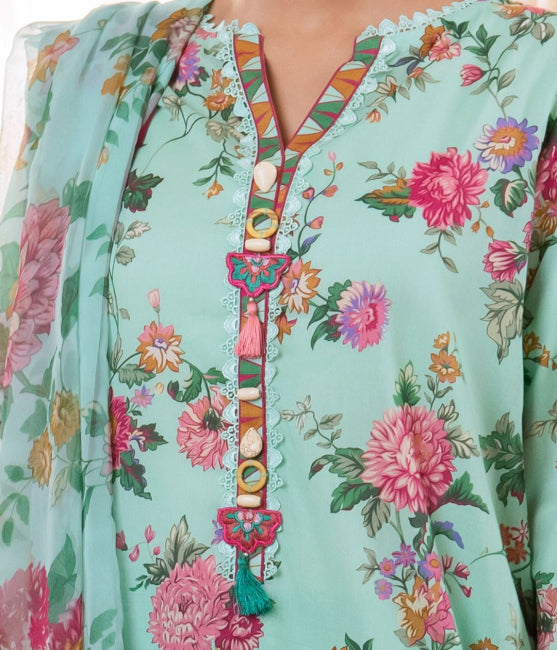 Zellbury Summer Printed Lawn Unstitched 3Pc Suit WUS24X31046