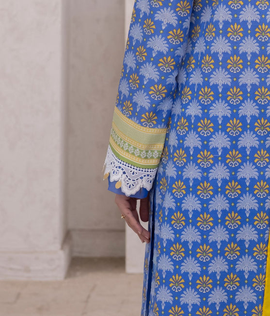 Zellbury Summer Printed Lawn Unstitched 3Pc Suit WUS24X31053