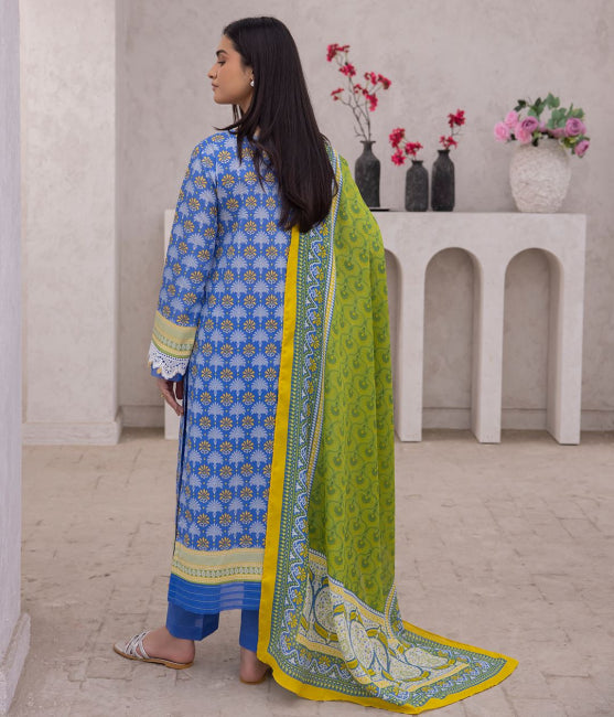 Zellbury Summer Printed Lawn Unstitched 3Pc Suit WUS24X31053