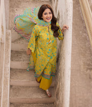 Zellbury Summer Printed Lawn Unstitched 3Pc Suit WUS24X31054