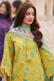 Zellbury Summer Printed Lawn Unstitched 3Pc Suit WUS24X31054