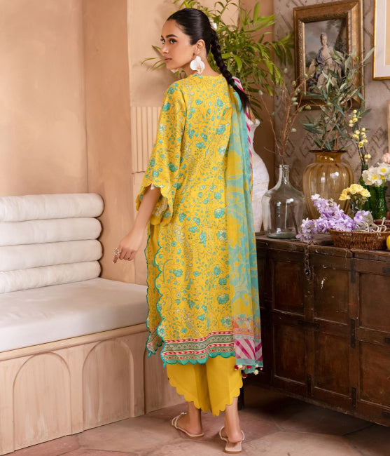Zellbury Summer Printed Lawn Unstitched 3Pc Suit WUS24X31054