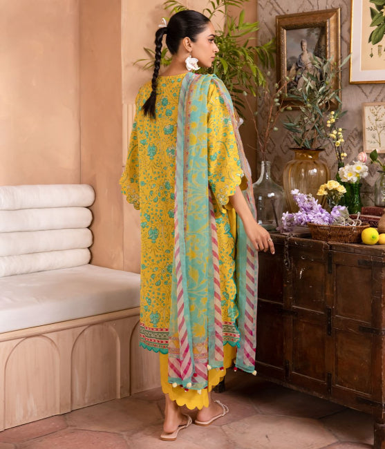 Zellbury Summer Printed Lawn Unstitched 3Pc Suit WUS24X31054