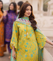 Zellbury Summer Printed Lawn Unstitched 3Pc Suit WUS24X31054