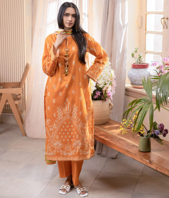 Zellbury Summer Printed Lawn Unstitched 3Pc Suit WUS24X31093