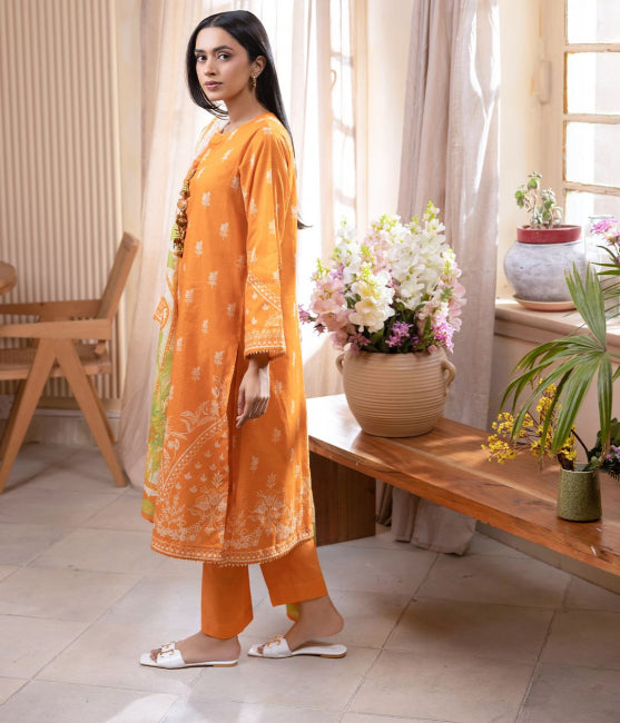 Zellbury Summer Printed Lawn Unstitched 3Pc Suit WUS24X31093
