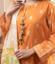 Zellbury Summer Printed Lawn Unstitched 3Pc Suit WUS24X31093