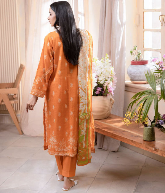 Zellbury Summer Printed Lawn Unstitched 3Pc Suit WUS24X31093