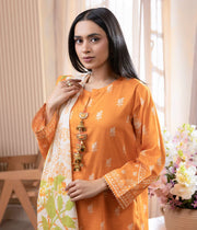 Zellbury Summer Printed Lawn Unstitched 3Pc Suit WUS24X31093
