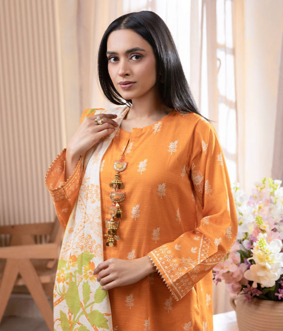 Zellbury Summer Printed Lawn Unstitched 3Pc Suit WUS24X31093