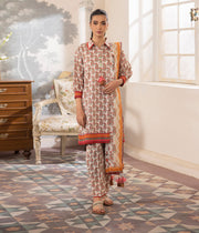 Zellbury Summer Printed Lawn Unstitched 3Pc Suit WUS24X31097
