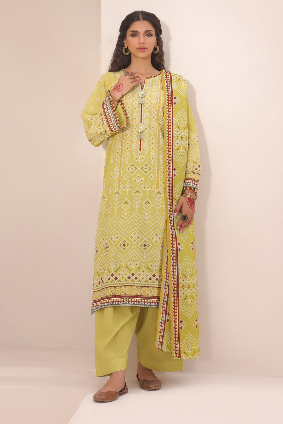 Zellbury Summer Printed Lawn Unstitched 3Pc Suit WUS24X31195