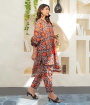 Zellbury Summer Printed Lawn Unstitched 3Pc Suit WUS24X31242