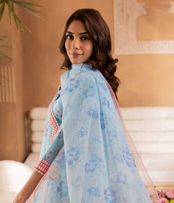 Zellbury Summer Printed Lawn Unstitched 3Pc Suit WUS24X31624