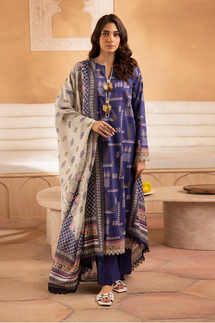 Zellbury Summer Printed Lawn Unstitched 3Pc Suit WUS24X31629
