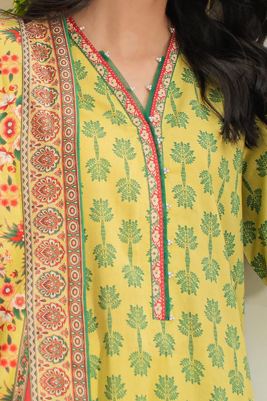 Zellbury Essential Digital Printed Lawn Unstitched 3Pc Suit WUS24X31668