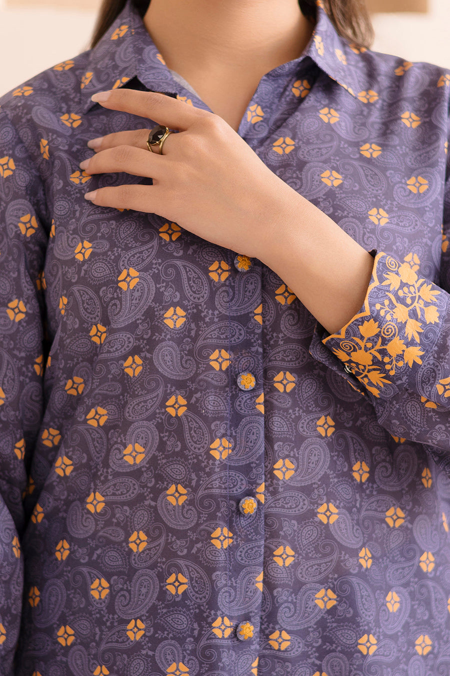 Zellbury Summer Embroidered Lawn Unstitched 2Pc Suit WUS25E20165