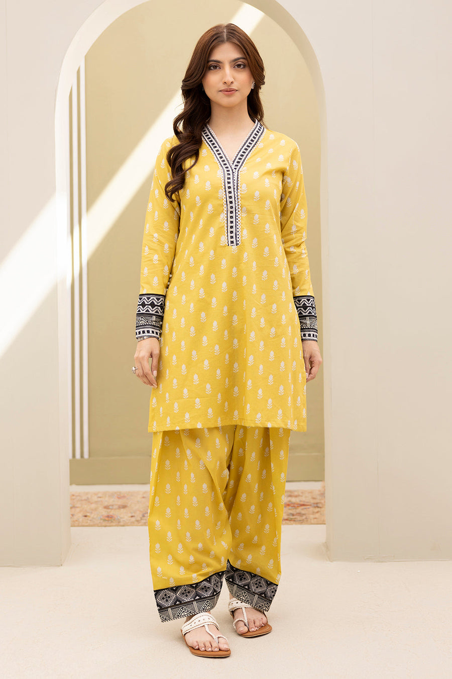 Zellbury Summer Embroidered Lawn Unstitched 2Pc Suit WUS25E20170