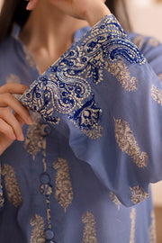 Zellbury Summer Embroidered Lawn Unstitched 2Pc Suit WUS25E20231
