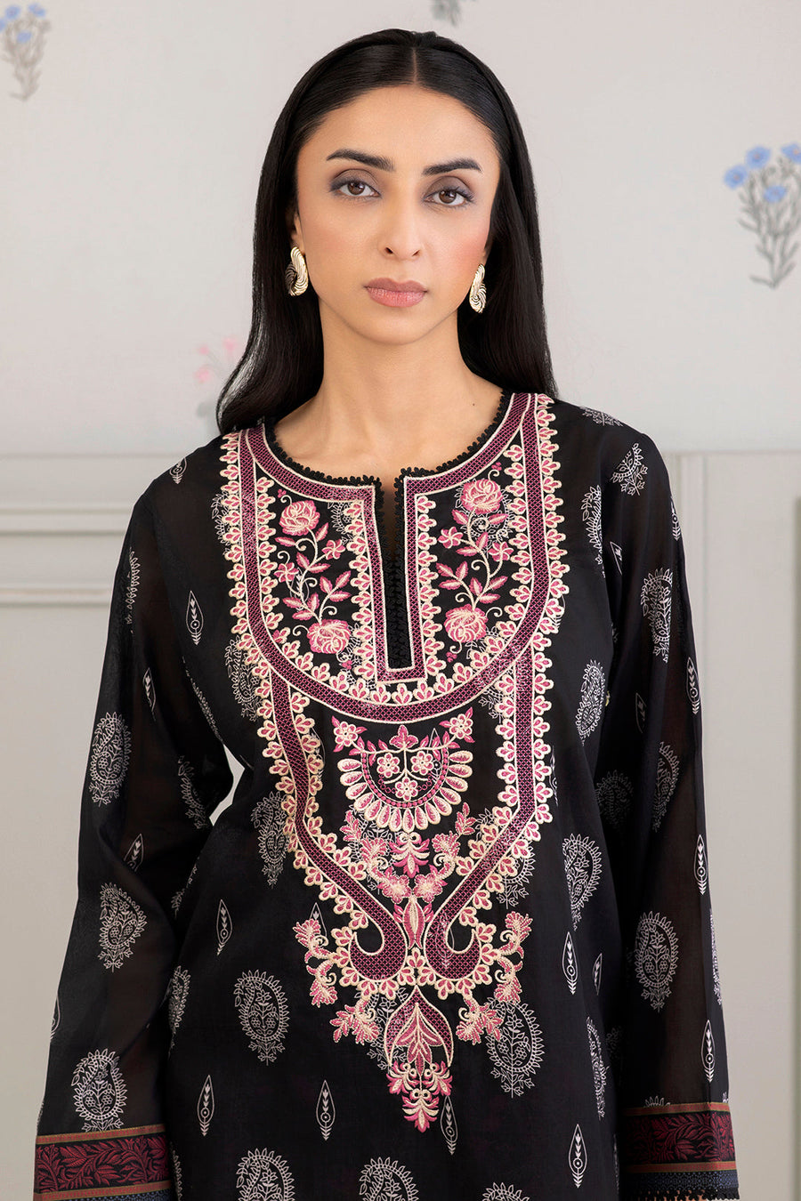 Zellbury Summer Embroidered Lawn Unstitched 2Pc Suit WUS25E20309