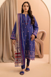 Zellbury Summer Embroidered Lawn Unstitched 3Pc Suit WUS25E30070