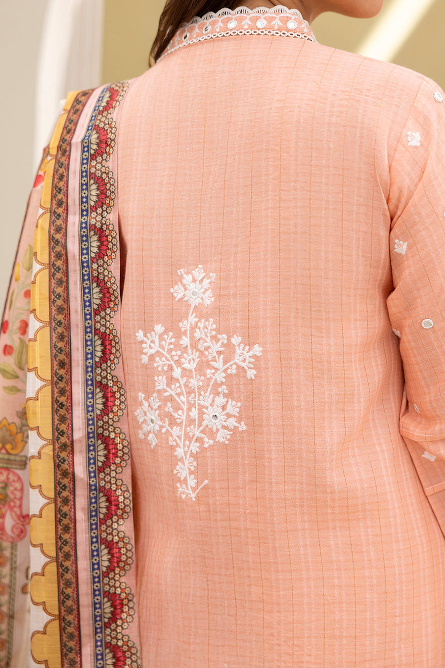 Zellbury Summer Embroidered Lawn Unstitched 3Pc Suit WUS25E30074