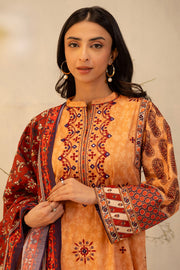 Zellbury Summer Embroidered Lawn Unstitched 3Pc Suit WUS25E30136