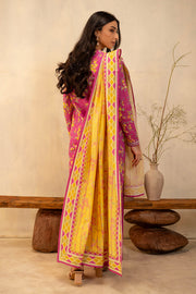 Zellbury Summer Embroidered Lawn Unstitched 3Pc Suit WUS25E30136