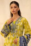 Zellbury Summer Embroidered Lawn Unstitched 3Pc Suit WUS25E30140