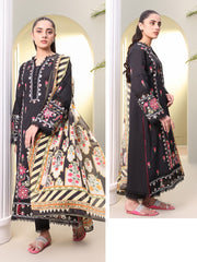 Zellbury Summer Embroidered Cambric Unstitched 3Pc Suit WUS25E30148