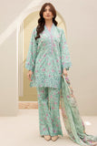Zellbury Summer Embroidered Lawn Unstitched 3Pc Suit WUS25E30149