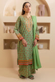 Zellbury Summer Embroidered Lawn Unstitched 3Pc Suit WUS25E30207