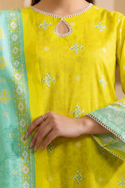 Zellbury Summer Embroidered Lawn Unstitched 3Pc Suit WUS25E30210