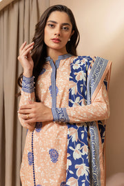 Zellbury Summer Embroidered Lawn Unstitched 3Pc Suit WUS25E30212