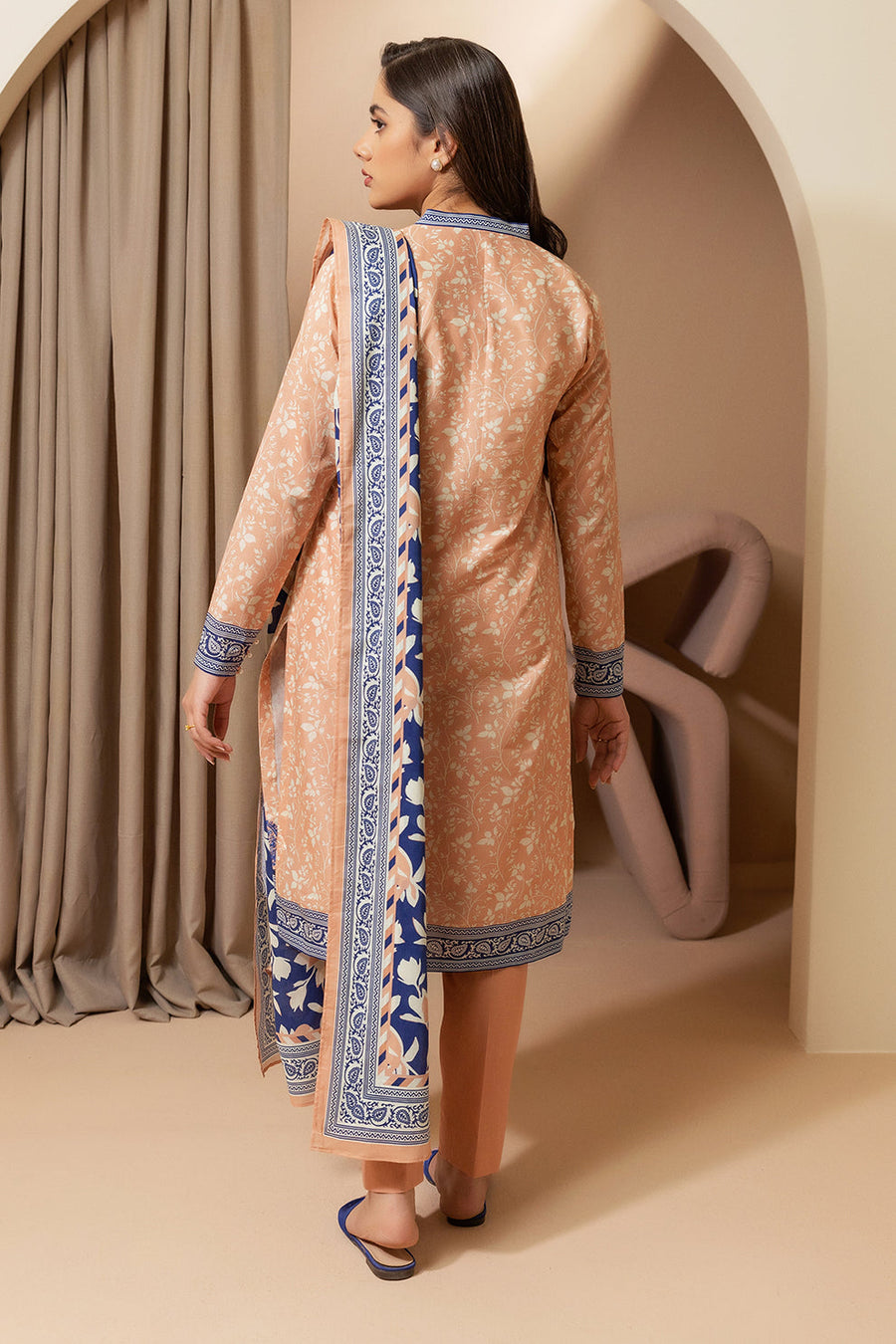 Zellbury Summer Embroidered Lawn Unstitched 3Pc Suit WUS25E30212