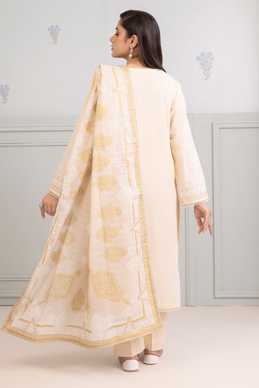 Zellbury Summer Embroidered Lawn Unstitched 3Pc Suit WUS25E30213
