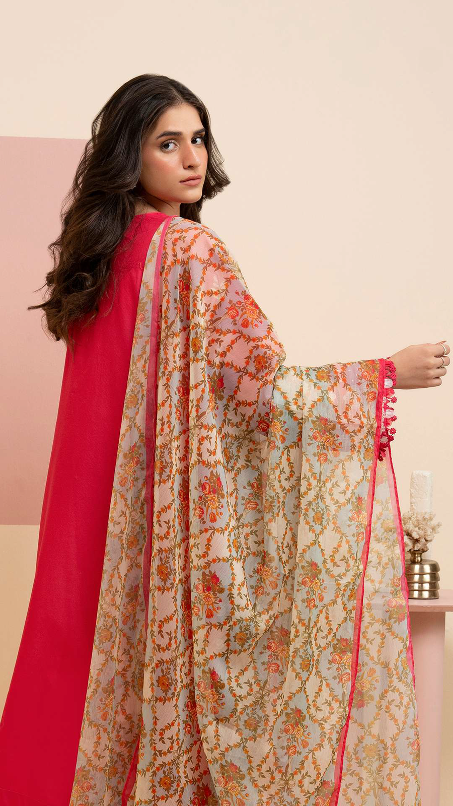 Zellbury Embroidered Lawn Unstitched 3Pc Suit WUS25E30218