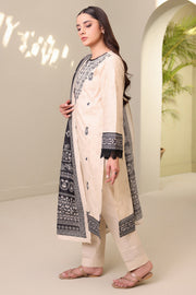 Zellbury Summer Embroidered Lawn Unstitched 3Pc Suit WUS25E30274