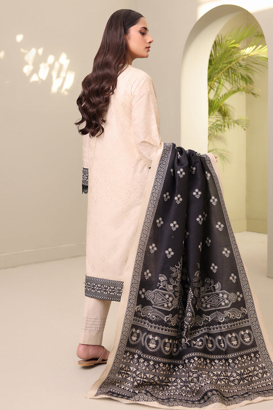Zellbury Summer Embroidered Lawn Unstitched 3Pc Suit WUS25E30274